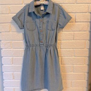 Carter's- Girls Denim Chambray Dress